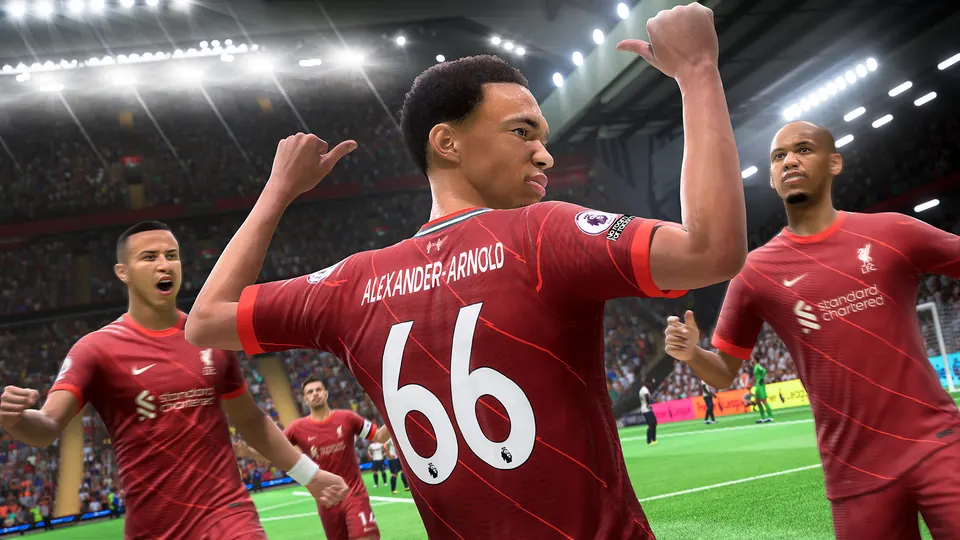 FIFA 22 gameplay: The celebration