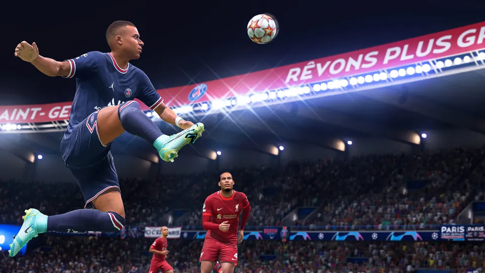 FIFA 22 gameplay: First-time volley